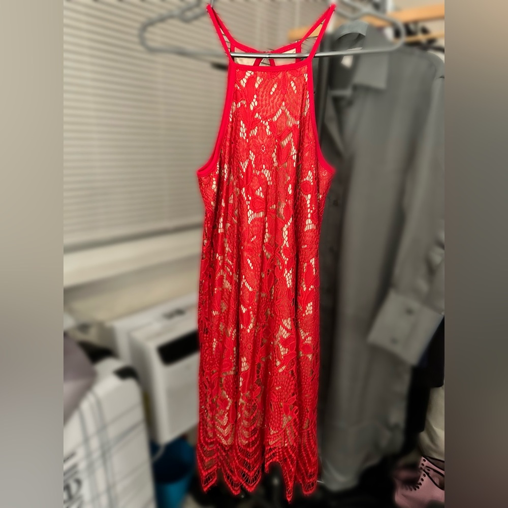 Red Lace Dress